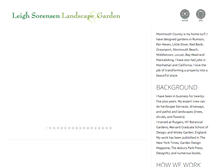 Tablet Screenshot of leighsorensenlandscapedesign.com